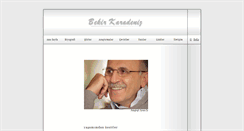 Desktop Screenshot of bekirkaradeniz.com