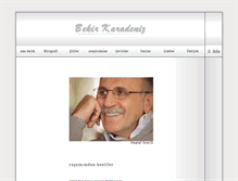 Tablet Screenshot of bekirkaradeniz.com